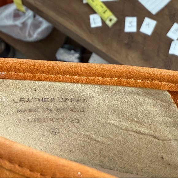 Enzo Angiolini Women's Orange Loafers - Picture 6 of 8